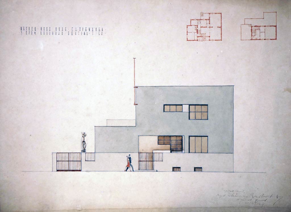 Vila Prendić – ulični izgled i osnove
