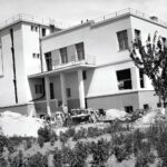 Vila Mozer neposredno nakon izgradnje 1931. – ulaz (fotografiju snimio arh. Zloković)